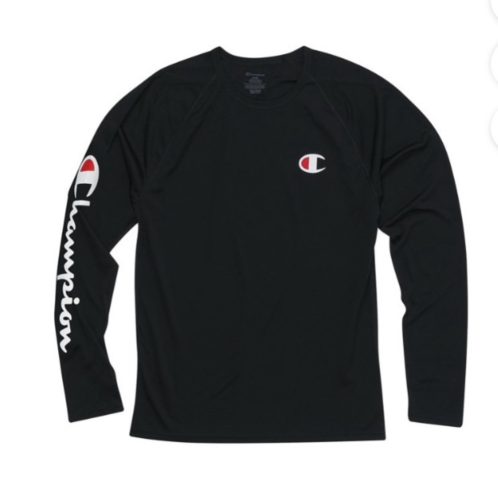 Champion Black Long Sleeve Shirt